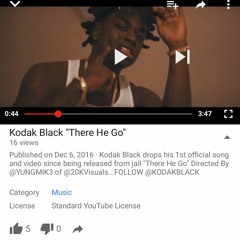 Kodak Black There He Go