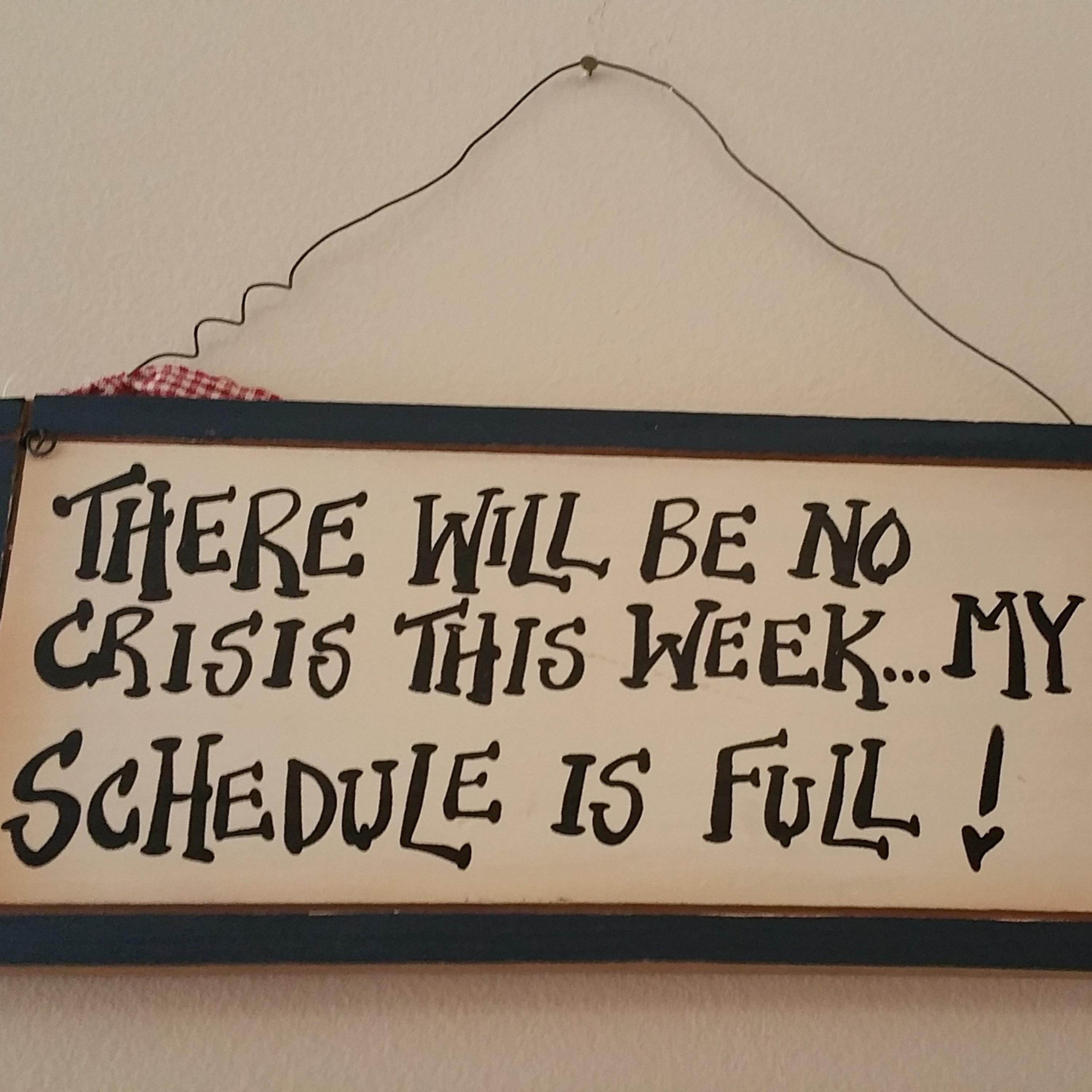 There will be no crisis this week, My Schedule Is Full episode artwork