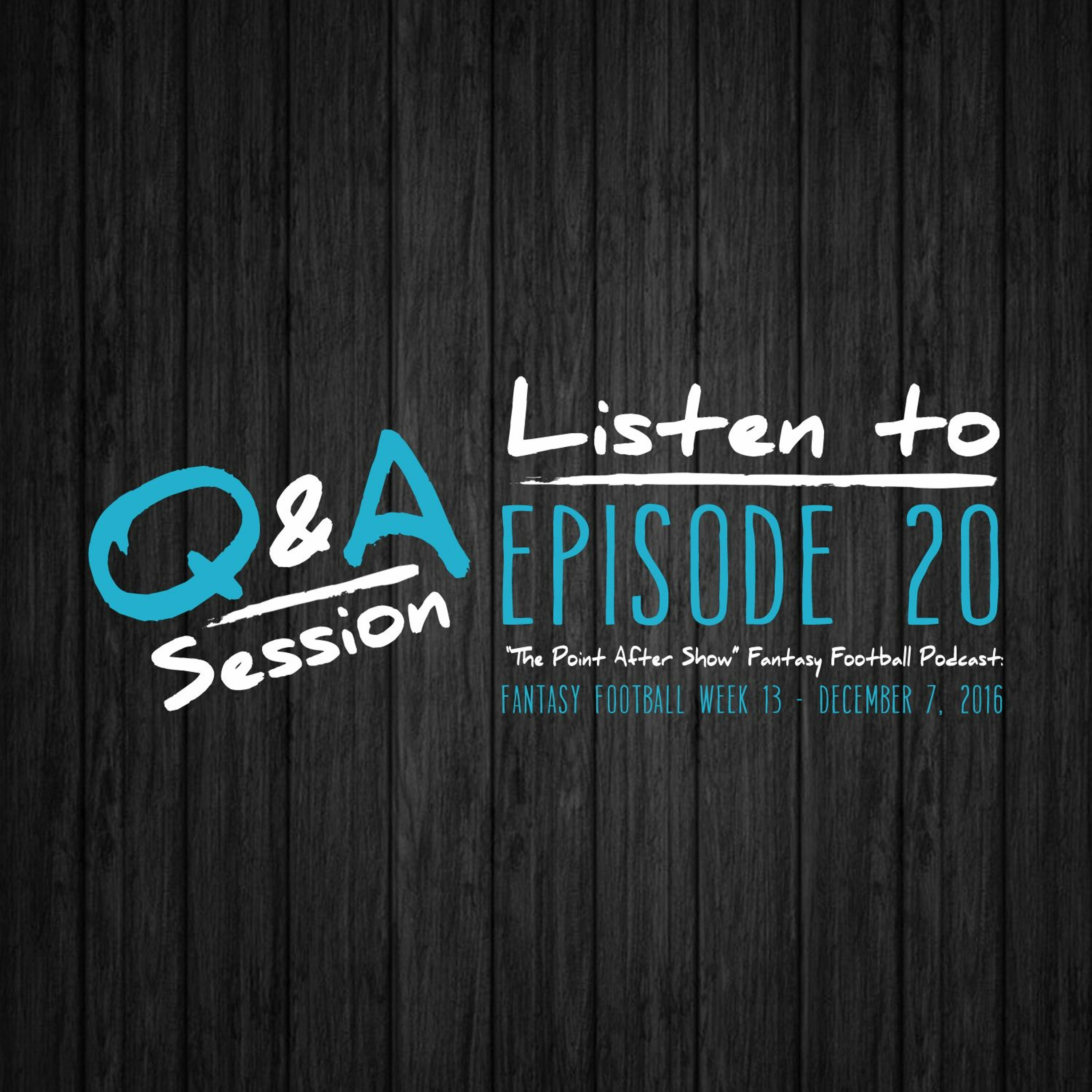 Episode 20 - Question and Answer Session with The Point After Show episode artwork