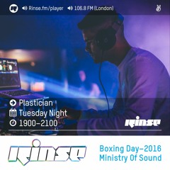 Rinse FM Podcast - Plastician - 6th December 2016