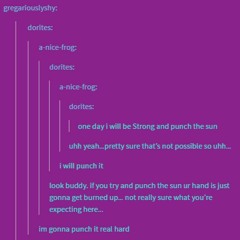 VY2 wants to punch the sun