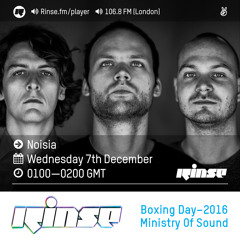 Rinse FM Podcast - Noisia - 7th December 2016