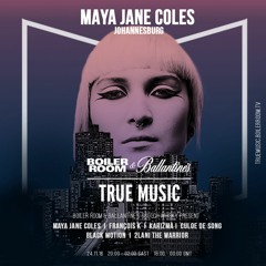 Maya Jane Coles Boiler Room & Ballantine's True Music South Africa DJ Set
