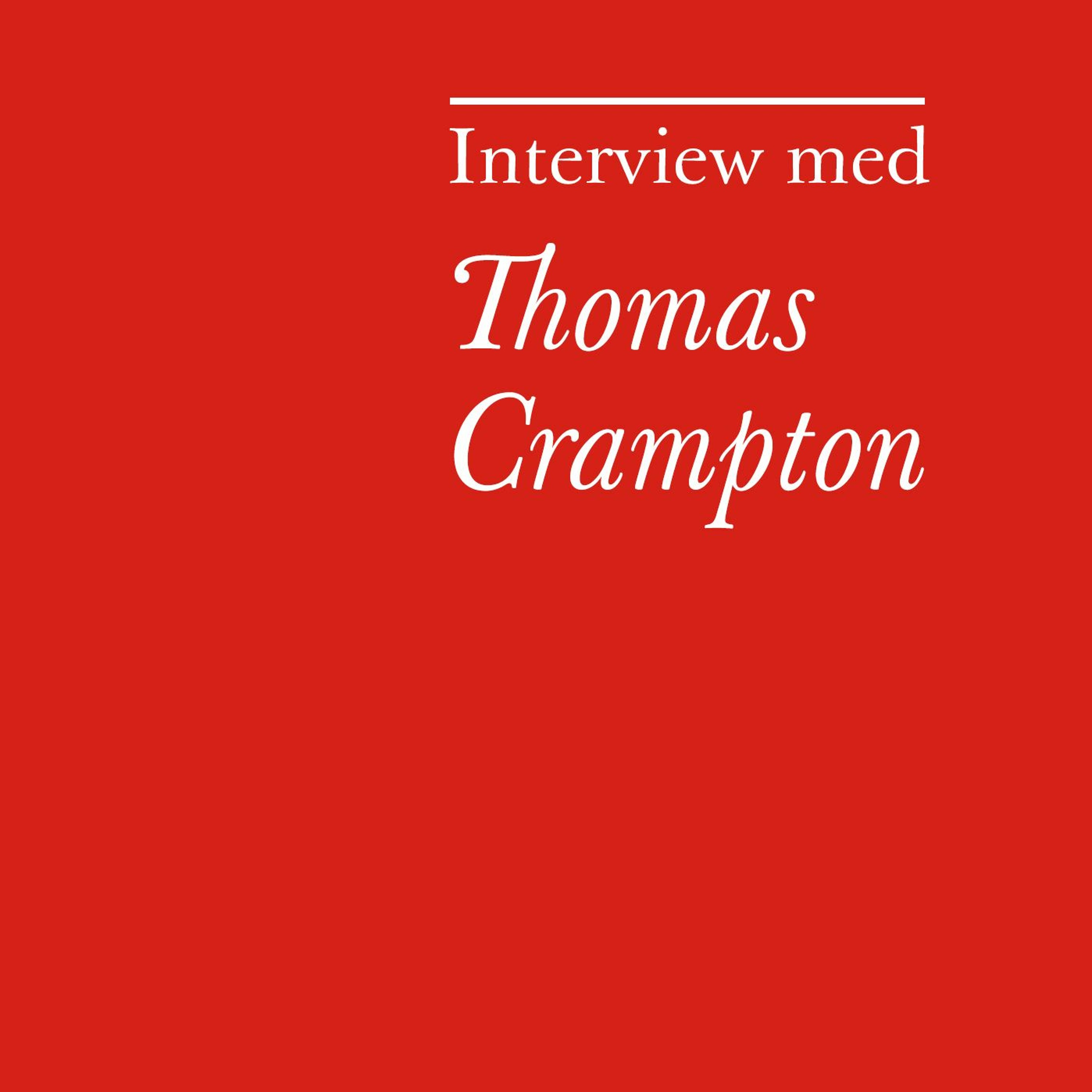 Interview med Thomas Crampton