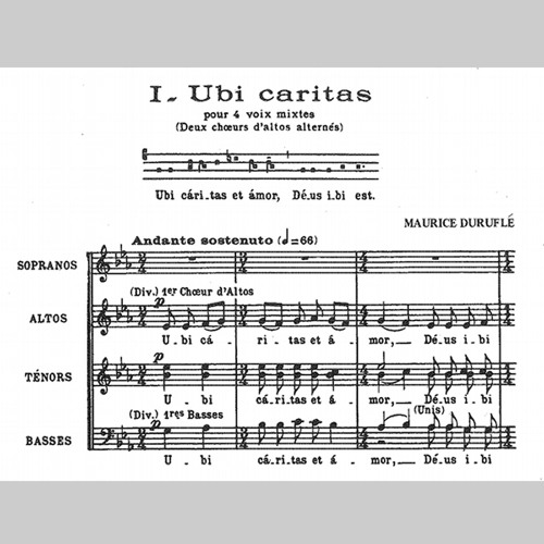 Durufle: Ubi Caritas