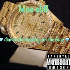 Diamonds bussing out the face