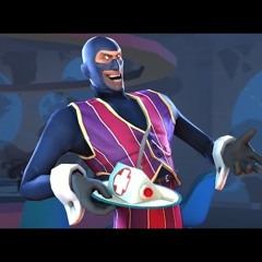 We Are Number One but replaced with TF2 Spies and every keyword is either replaced or snorted out
