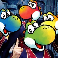 Robbie Rides a Yoshi