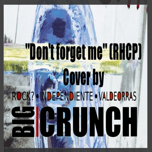 Stream Don't forget me (Red Hot Chili Peppers cover / versión) by Big  Crunch | Listen online for free on SoundCloud