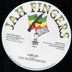 JAH FINGERS MUSIC 2016 - LIDJ XYLON - LINE UP 12"