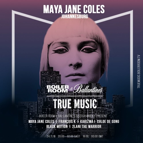Francois K Boiler Room Amp Ballantine X27 S True Music