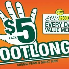 Subway Five Dollar Foot Long Commercial (Hula)
