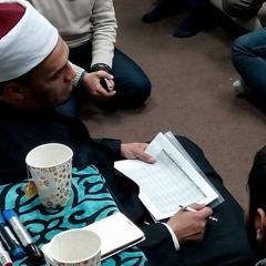 الشيخ ناجى رشوان مع طلابه - متن الخريدة البهية