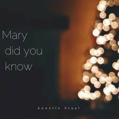 Mary Did You Know - Annelle Staal