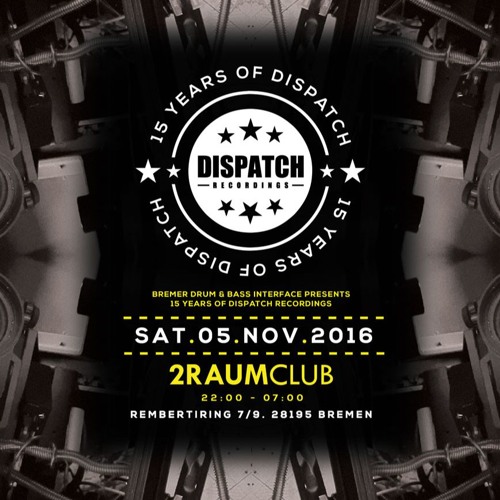 Ant TC1 - '15 Years Of Dispatch Recordings', Bremen, Germany [2 Hour Set], 05.11.2016