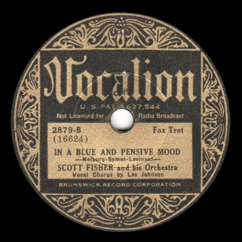 In A Blue And Pensive Mood - Scott Fisher And His Orchestra