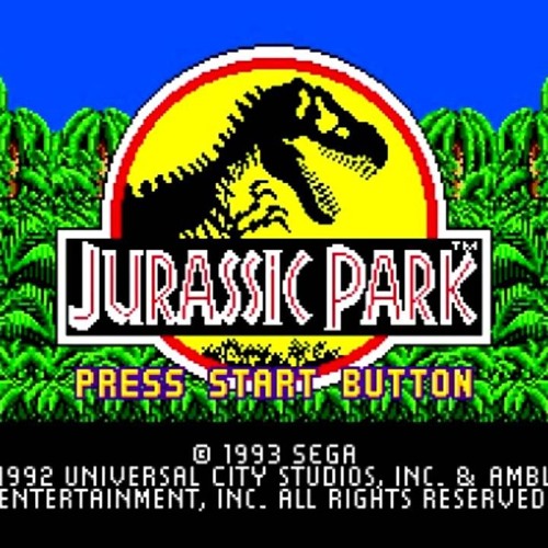 Jurasic Park 8bit Cover