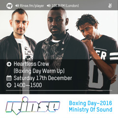 Rinse FM Podcast - Heartless Crew - 17th December 2016