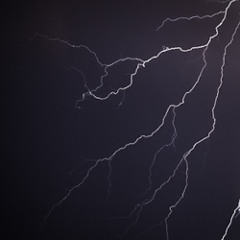 Thunderstorm on the river Sukhona