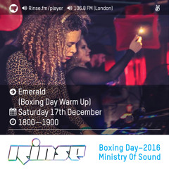 Rinse FM Podcast - Emerald - 17th December 2016