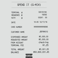 JBFRM410 - Spend It G - Mix