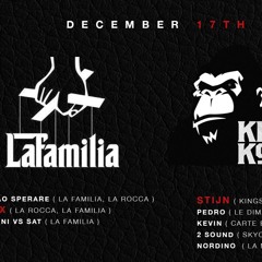 DJ Pedro@king kong bar invites La Familia 17/12/2016