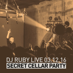DJ Ruby Live at Secret Cellar Party,  Montekristo Malta 03-12-16