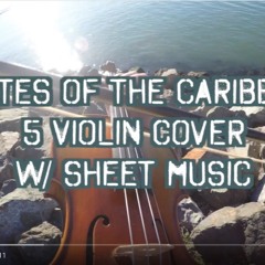 Pirates of the Caribbean - Arranged for 5 Violins (w/ sheet music)