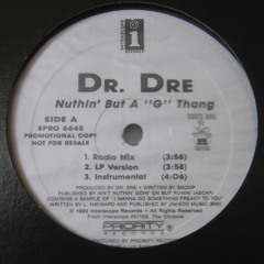 G THANG PRODUCED BY DR. DRE
