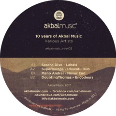 A1 - Sascha Dive - Lab#4 [Akbal Music](vinyl only)