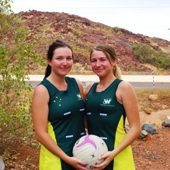 Wickham teenage netballers represent Australia overseas