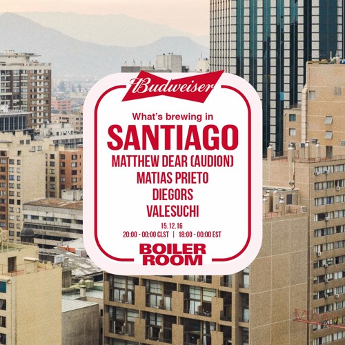 Matias Prieto Boiler Room x Budweiser Santiago DJ Set