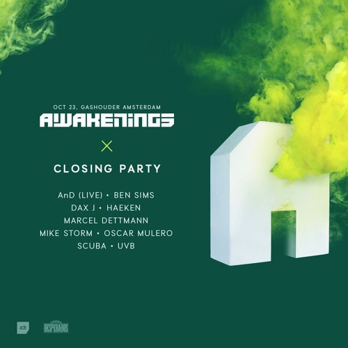 AnD Live @ Awakenings ADE 2016 Closing Party (Gashouder)