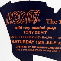 Lick It LIVE Tony De Vit 15th July 1995 Pt 2