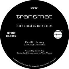Rhythim Is Rhythim - Kao-Tic Harmony (Vince Watson Reconstruction) Preview
