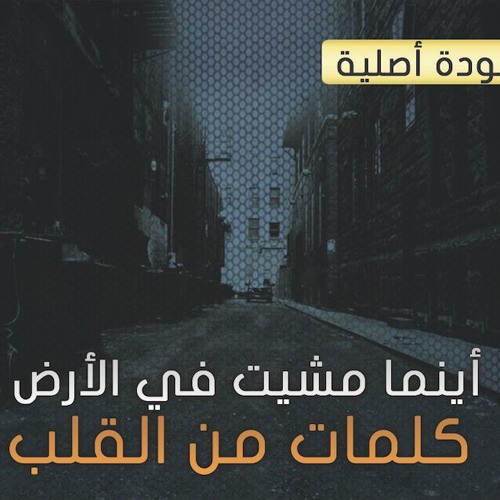 أينما مشيت في الأرض