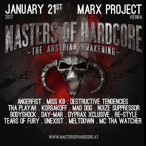 Masters of Hardcore - The Austrian Awakening  Warm-up mix 001 by Tears of Fury