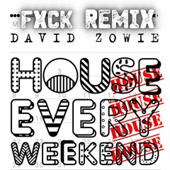 David Zowie - House Every Weekend (FXCK Remix)