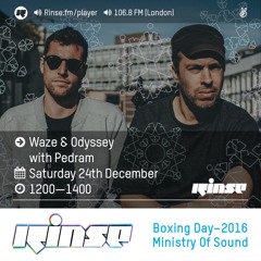 Rinse FM Podcast - Waze & Odyssey w/ Pedram - 24th December 2016