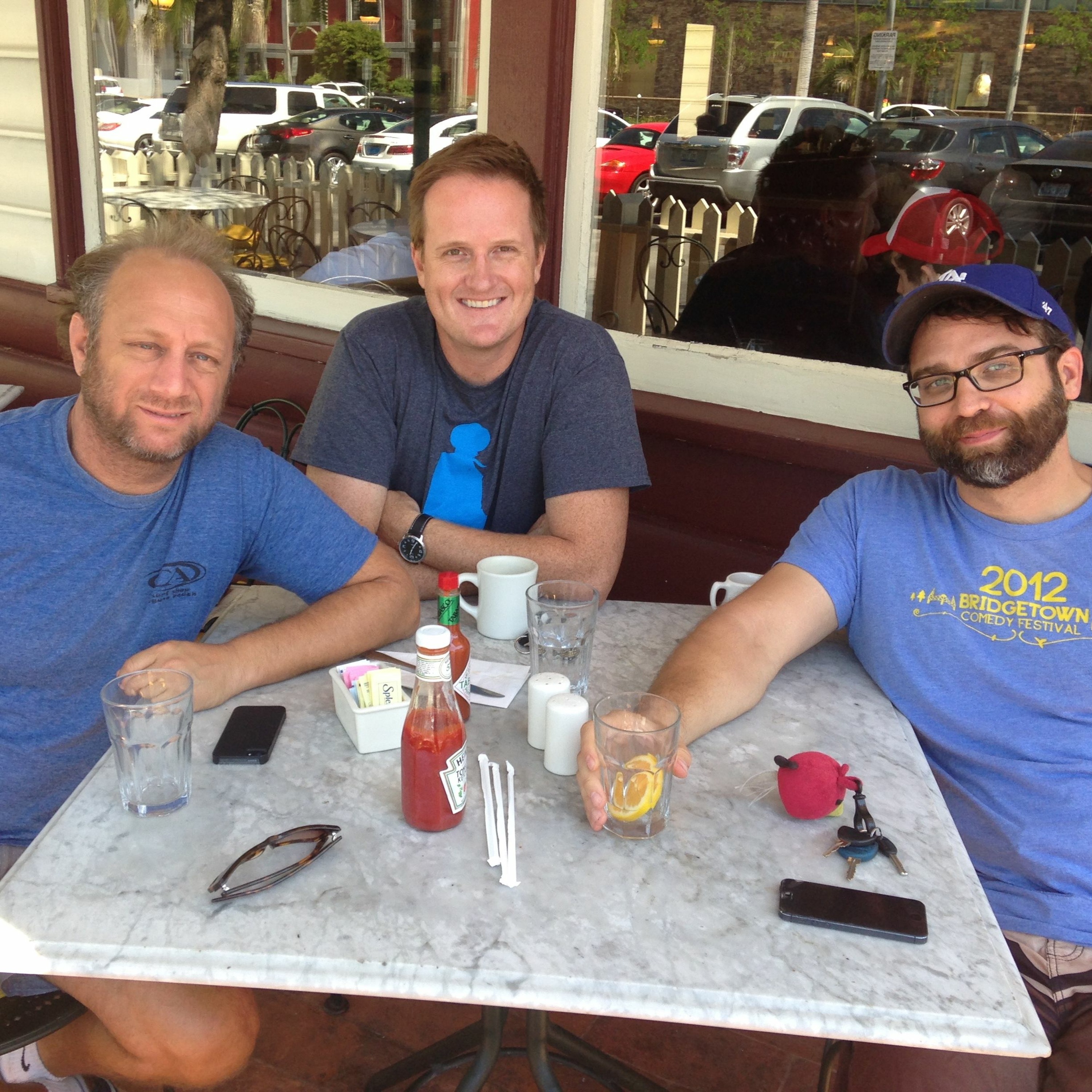 Episode 47: Scott Krinsky (Chuck) & Tony Sam (Fun Police) at Du-par's episode artwork