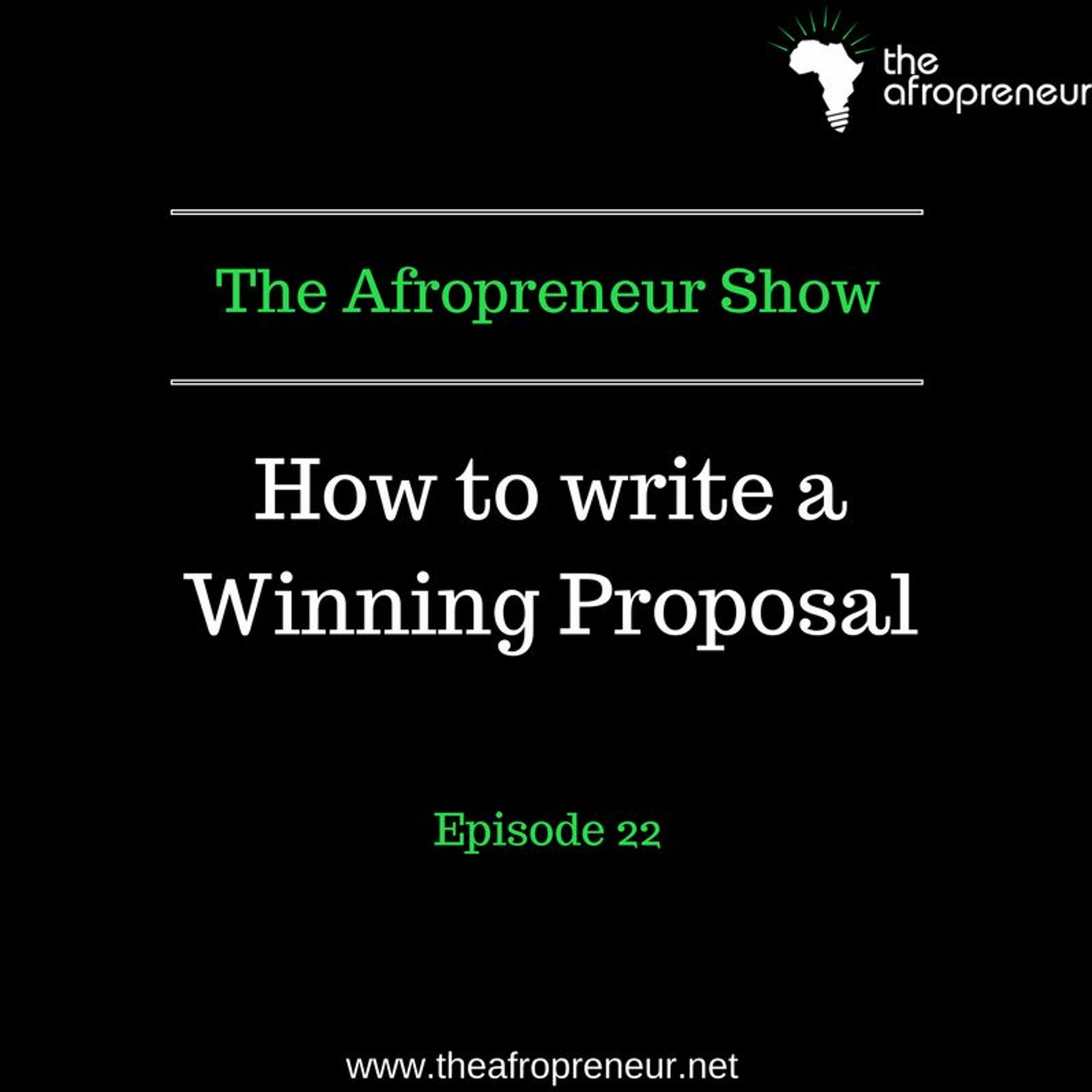 Ep23: How to write a winning Proposal episode artwork