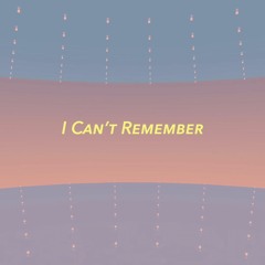 I Can't Remember