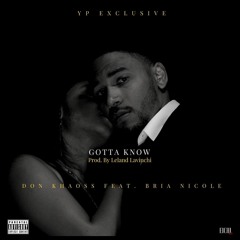 Gotta Know Feat. Bria Nicole