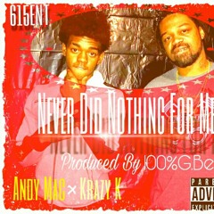 Never Did Nothing For me- Andy×Krazy K Produced By 100%G.Beats