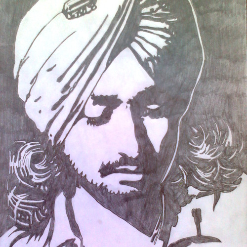 Pencil sketch of Diljit Dosanjh - DesiComments.com