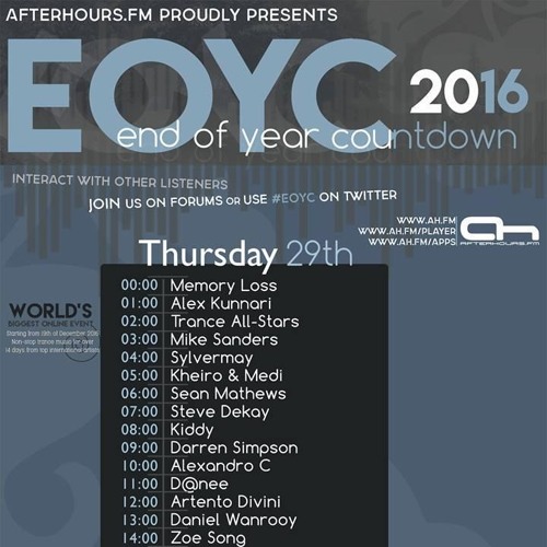 Darren Simpson - EOYC 2016 Mix (Exclusive to Afterhours.FM)