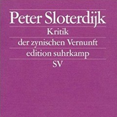 Gespräch mit Peter Sloterdijk über sein Buch "Kritik der zynischen Vernunft" von 1983 (Wien, 1986)