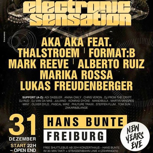 Dj van da Mas- Electronic Sensation 2017 Techno Set ( Techno Bunker )