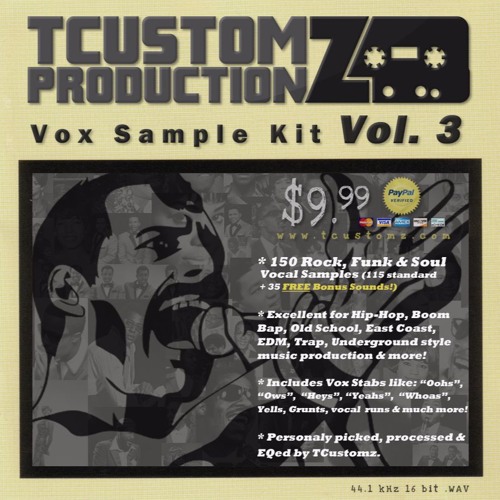 TCustomz Productionz Vox Sample Kit Vol. 3 DEMO