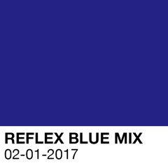 Pantone Reflex Blue Mix by Marie